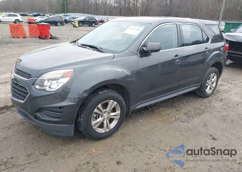 2017 Chevrolet Equinox Ls z USA, uszkodzony, nr VIN 2GNALBEK6H1567287